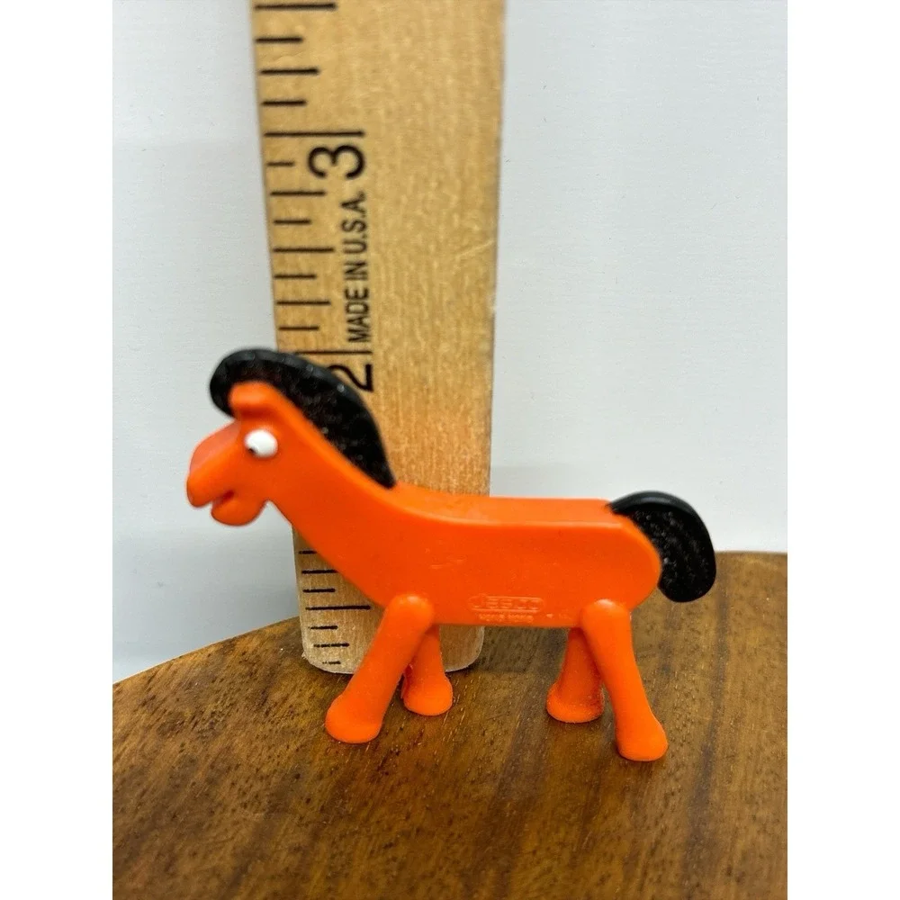 Gumby & Pokey‎ Prema Figure Bendy Figurine Bendable Rubber Jesco